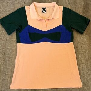 P.A.M. Perks and Mini Colorblock Polo Shirt, Size M, 100% Cotton